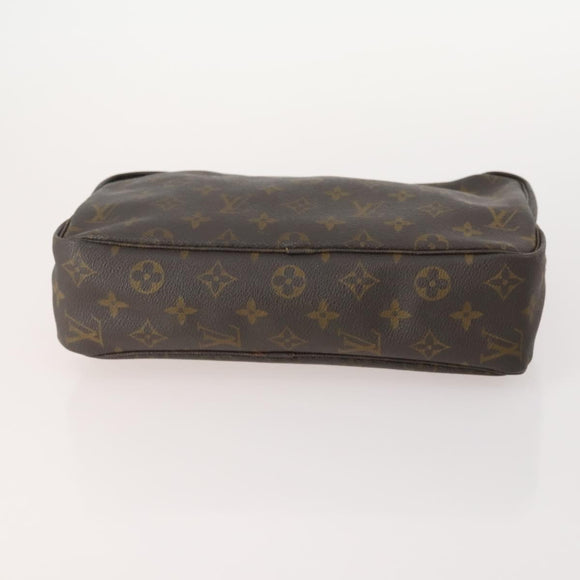 LOUIS VUITTON Monogram Pouch Clutch Bag 2 Set LV Auth bs34348