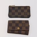 LOUIS VUITTON Damier Ebene Key Case 6 Set LV Auth bs34352-6