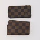 LOUIS VUITTON Damier Ebene Key Case 6 Set LV Auth bs34352-7