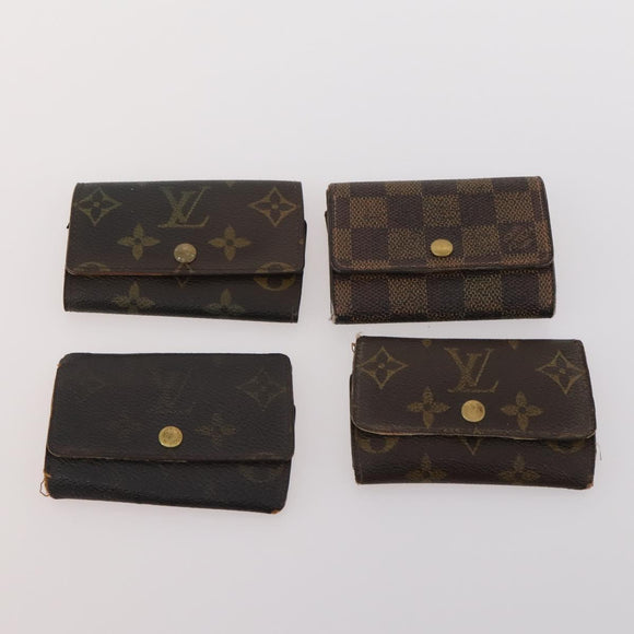 LOUIS VUITTON Monogram Coin Purse 12 Set LV Auth bs34353