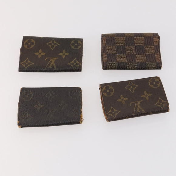 LOUIS VUITTON Monogram Coin Purse 12 Set LV Auth bs34353