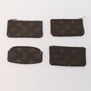 LOUIS VUITTON Monogram Coin Purse 12 Set LV Auth bs34353-3