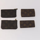 LOUIS VUITTON Monogram Coin Purse 12 Set LV Auth bs34353-9