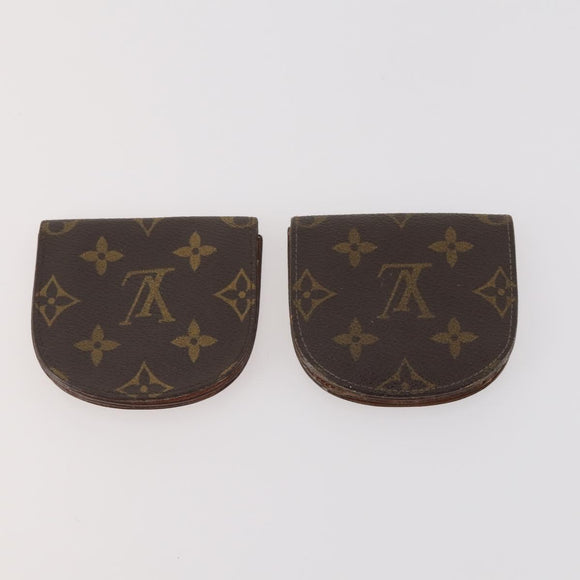 LOUIS VUITTON Monogram Wallet 8 Set LV Auth bs34356