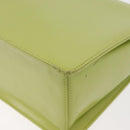 GUCCI Shoulder Bag Leather LIme Green Silver 001 406 1721 Auth bs34358-17