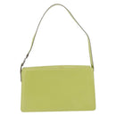 GUCCI Shoulder Bag Leather LIme Green Silver 001 406 1721 Auth bs34358-13