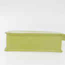 GUCCI Shoulder Bag Leather LIme Green Silver 001 406 1721 Auth bs34358-5