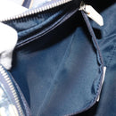 Christian Dior Trotter Canvas Shoulder Bag PVC Leather Navy Silver Auth bs34360-21