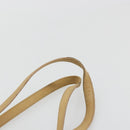Christian Dior Lady Dior Tote Bag Coated Canvas Brown Gold Auth bs34361-8