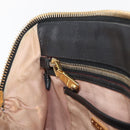 Miu Miu Hand Bag Leather Black Gold Auth bs34362-22
