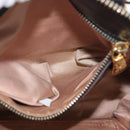 Miu Miu Hand Bag Leather Black Gold Auth bs34362-23