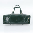 GUCCI Tote Bag Patent leather Green Gold 002 406 0425 Auth bs34366-14