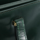 GUCCI Tote Bag Patent leather Green Gold 002 406 0425 Auth bs34366-18