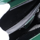 GUCCI Tote Bag Patent leather Green Gold 002 406 0425 Auth bs34366-27