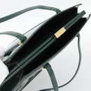 GUCCI Tote Bag Patent leather Green Gold 002 406 0425 Auth bs34366-6