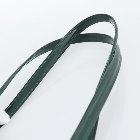 GUCCI Tote Bag Patent leather Green Gold 002 406 0425 Auth bs34366