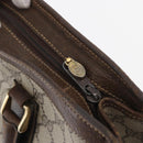GUCCI GG Supreme Web Sherry Line Bag PVC Beige Gold Red 010 378 Auth bs34367-10