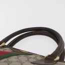 GUCCI GG Supreme Web Sherry Line Bag PVC Beige Gold Red 010 378 Auth bs34367-8