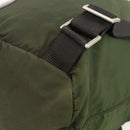 PRADA Backpack Nylon Green Silver Auth bs34371-18