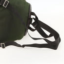 PRADA Backpack Nylon Green Silver Auth bs34371-8