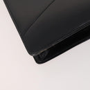 LOEWE Anagram Business Bag Leather Black Silver Auth bs34374A-14