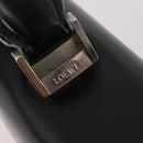 LOEWE Anagram Business Bag Leather Black Silver Auth bs34374A-17