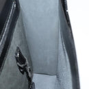 LOEWE Anagram Business Bag Leather Black Silver Auth bs34374A-21