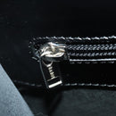 LOEWE Anagram Business Bag Leather Black Silver Auth bs34374A-24