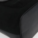 Burberrys Shoulder Bag Suede Leather Black Gold Auth bs34378-9
