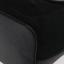 Burberrys Shoulder Bag Suede Leather Black Gold Auth bs34378-14