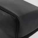 Burberrys Shoulder Bag Suede Leather Black Gold Auth bs34378-16
