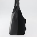 Burberrys Shoulder Bag Suede Leather Black Gold Auth bs34378-4