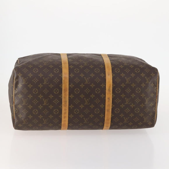 LOUIS VUITTON Monogram Sac Souple 55 Boston Bag M41622 LV Auth bs34380
