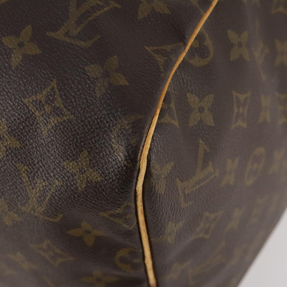 LOUIS VUITTON Monogram Sac Souple 55 Boston Bag M41622 LV Auth bs34380