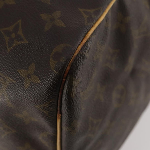 LOUIS VUITTON Monogram Sac Souple 55 Boston Bag M41622 LV Auth bs34380