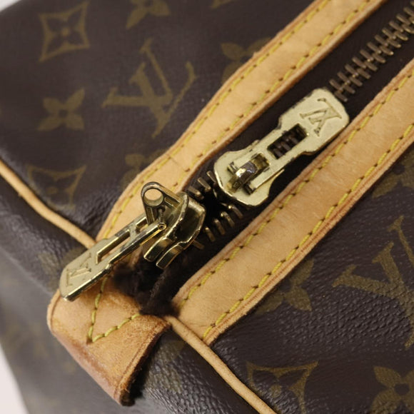 LOUIS VUITTON Monogram Sac Souple 55 Boston Bag M41622 LV Auth bs34380