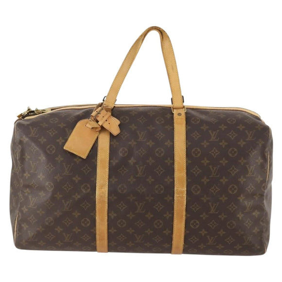 LOUIS VUITTON Monogram Sac Souple 55 Boston Bag M41622 LV Auth bs34380