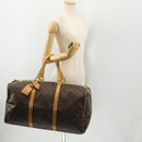 LOUIS VUITTON Monogram Sac Souple 55 Boston Bag M41622 LV Auth bs34380-25