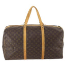 LOUIS VUITTON Monogram Sac Souple 55 Boston Bag M41622 LV Auth bs34380-2