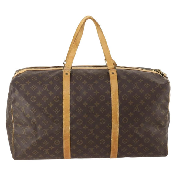 LOUIS VUITTON Monogram Sac Souple 55 Boston Bag M41622 LV Auth bs34380