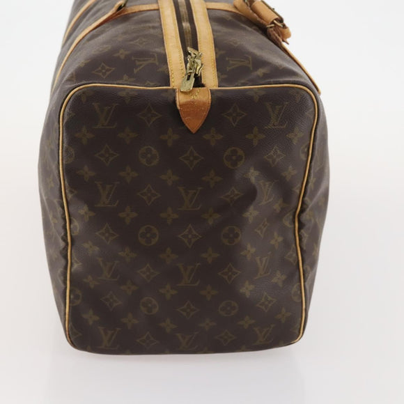 LOUIS VUITTON Monogram Sac Souple 55 Boston Bag M41622 LV Auth bs34380