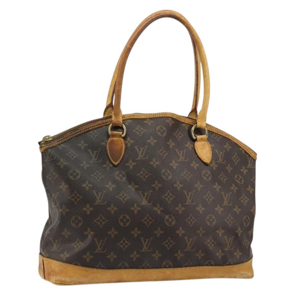LOUIS VUITTON Monogram Lockit Horizontal Hand Bag M40104 LV Auth bs34384