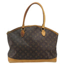 LOUIS VUITTON Monogram Lockit Horizontal Hand Bag M40104 LV Auth bs34384-13