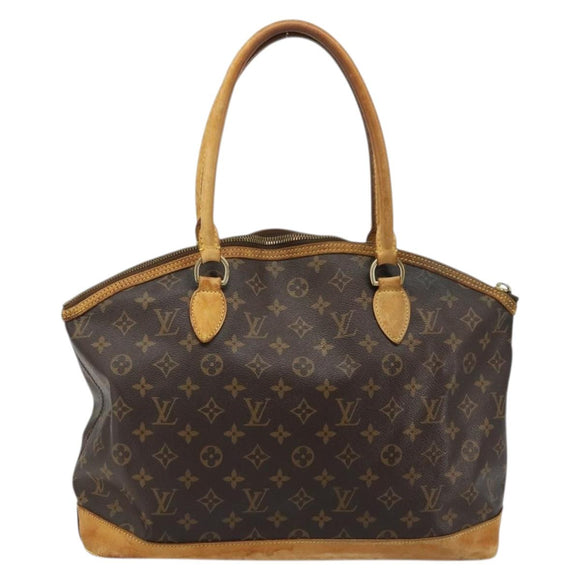 LOUIS VUITTON Monogram Lockit Horizontal Hand Bag M40104 LV Auth bs34384