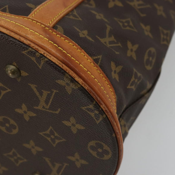 LOUIS VUITTON Monogram Bucket GM Shoulder Bag M42236 LV Auth bs34385