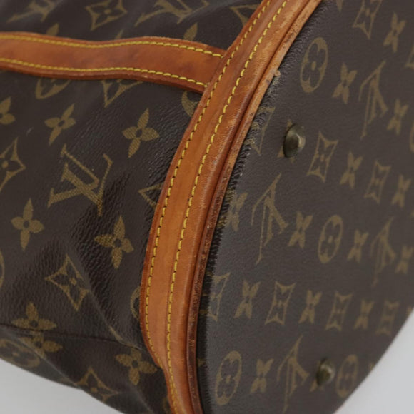 LOUIS VUITTON Monogram Bucket GM Shoulder Bag M42236 LV Auth bs34385
