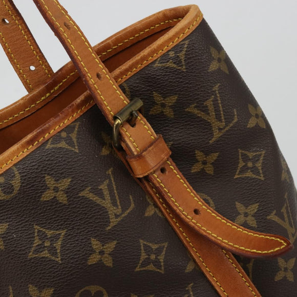 LOUIS VUITTON Monogram Bucket GM Shoulder Bag M42236 LV Auth bs34385