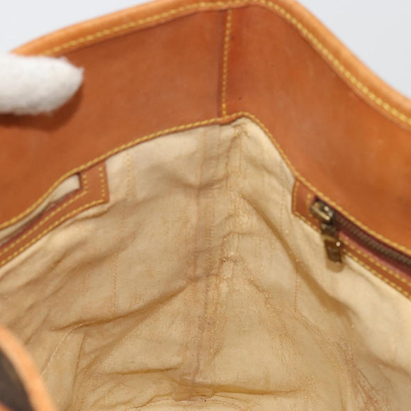 LOUIS VUITTON Monogram Bucket GM Shoulder Bag M42236 LV Auth bs34385