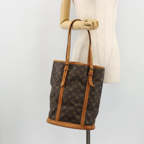 LOUIS VUITTON Monogram Bucket GM Shoulder Bag M42236 LV Auth bs34385