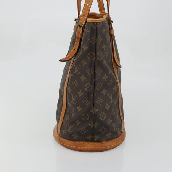LOUIS VUITTON Monogram Bucket GM Shoulder Bag M42236 LV Auth bs34385